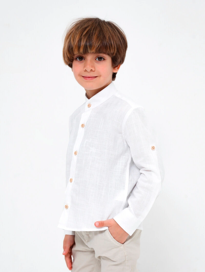 Chemise col Mao garçon